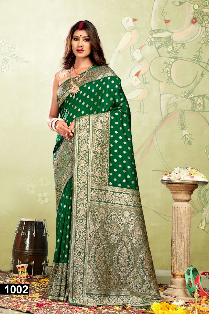 Bunawat Kia Designer Banarasi Silk Sarees Catalog
